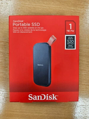 SanDisk UltraStar SDSSDE30-1T00-G25 Portable SSD 1TB Black Brand New & Sealed - Image 1 of 2