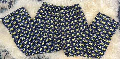 Vintage Y2K Nascar Jeff Gordon 24 Pajama Pants Mens Size L 36-38 All Over Print Cover