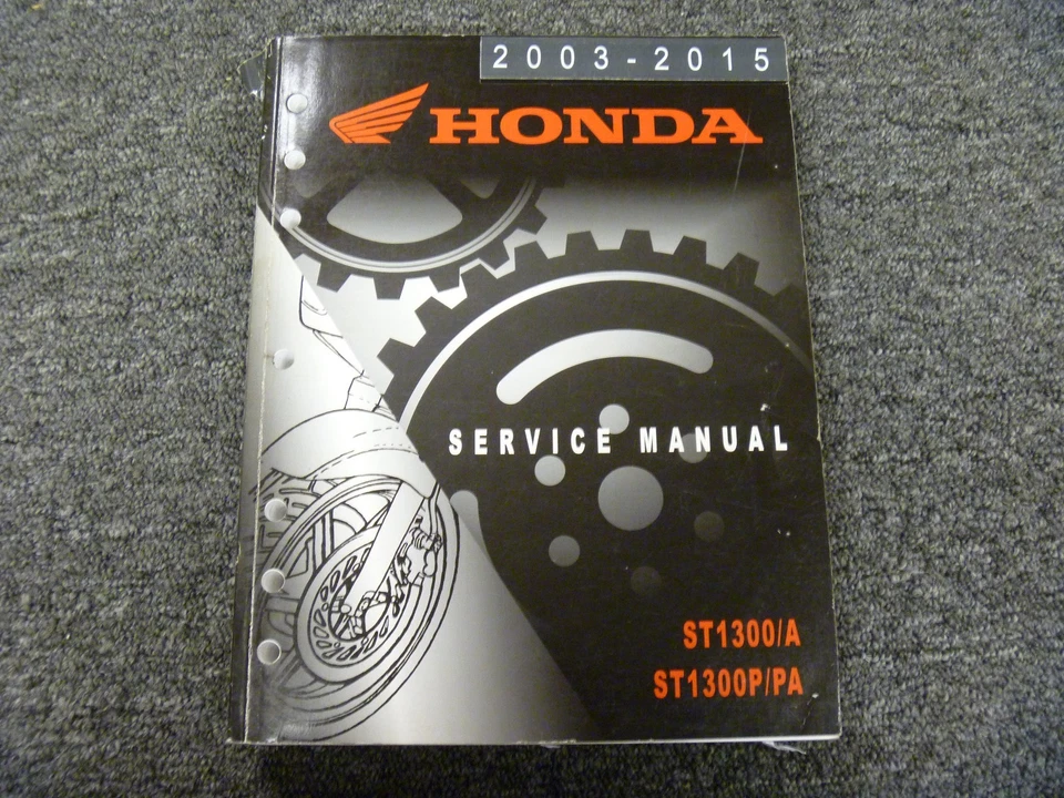 2015 Honda ST1300 ST1300A ABS Powersport Motorcycle Shop Service Repair Manual - Image 1 of 1