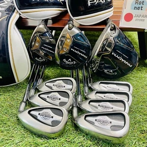 Callaway PARADYM 1w 3w 5ut Steelhead Iron 4-9Pw set 10Pcs Golf Clubs Used  Mens - Picture 1 of 24