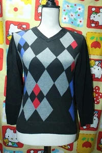 Boys Children’s Place Argyle Patterned Sweater Size Medium 7/8 - Picture 1 of 3