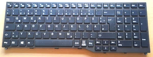 Original Fujitsu Celsius H780 H980 H7510 Clavier Clavier Allemand avec Tôle - Photo 1/11