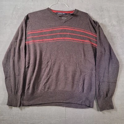 Suéter Abuelo Vintage Mezcla Seda Peso Ligero Islas del Norte Hombres Talla Grande Foto 1 de 4