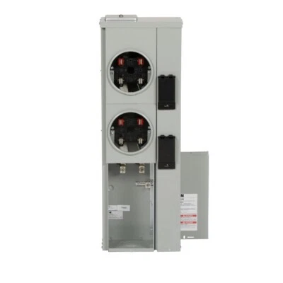 EATON 200 Amp 2-Gang Position 125A  Meter Socket 1MP2122R EUSERC as WP2211 RING - Image 1 of 4