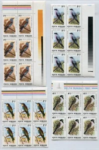 Romania  1983 Danube Delta Birds, complete set Block of 6, MNH OG - Picture 1 of 4