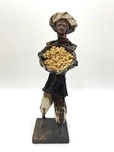 Vintage Mexican Folk Art Paper Mache Figurine 12" - Picture 1 of 7