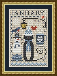 January Cat~Happiness Is Heartmade - Picture 1 of 1