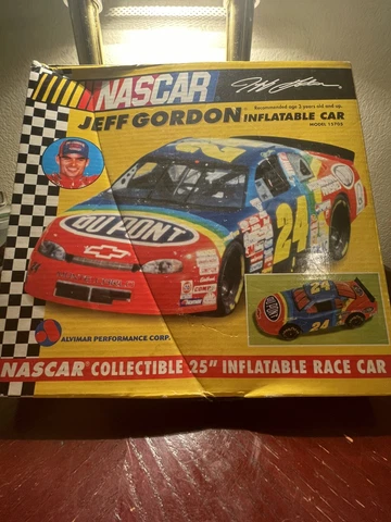 NASCAR Jeff Gordon 40" Inflatable Car # 24 NEW IN Bag Model 15710 Vintage Cover