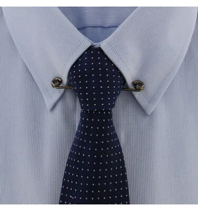 Ky & Co Gun Metal Gray Collar Clip Bar Mens Jewelry 2 1/2" Made in USA - Picture 1 of 4