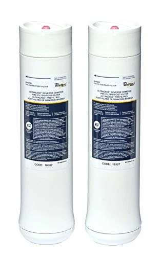Whirlpool WHEERF Reverse Osmosis Pre/Post Water Filter - 2 Pack
