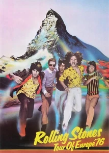 PIPER-VINTAGE POSTER OF ROLLING STONES TOUR OF EUROP 76- 1976 - Picture 1 of 1