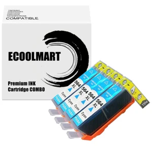 4 Cyan Ink replace for HP 564 XL Photosmart 6510 5510 5515 5520 7510 7520 - Picture 1 of 1