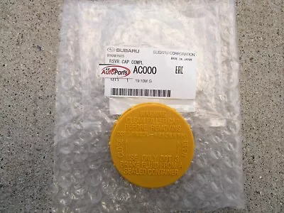 02-07 SUBARU IMPREZA  STI/WRX MASTER CYLINDER RESERVOIR BRAKE FLUID CAP OEM NEW - Image 1 of 4