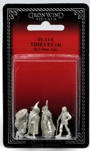 Ral Partha 01-114 Thieves (Player Characters) Rogues Adventurers Assassins NIB - Picture 1 of 6