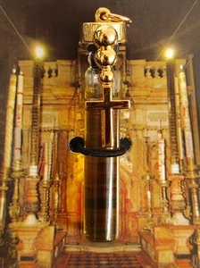3x Bendito Aceite de Oliva Incienso Santo Sepulcro 2 ml Iglesia Jerusalén Icono Regalo - Imagen 1 de 3