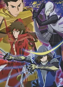 poster promo Sengoku Basara Tegami Bachi LETTER BEE anime Date Sanada Lag Seeing - Picture 1 of 2
