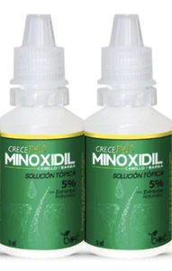 Crece Pelo Minoxidil 5% Hair Regrowth Treatment Crecepelo 2 Ampules - Picture 1 of 2