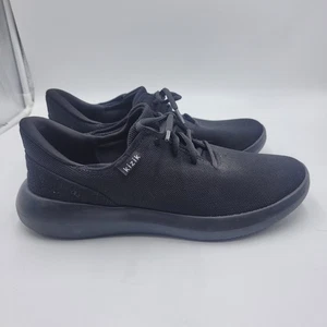 Zapatillas sin cordones Kizik Madrid para hombre talla 9,5 negras tejidas zapatos cómodos - Imagen 1 de 10