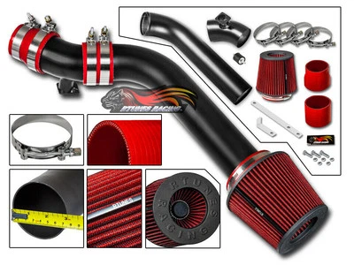 Cold Air Intake Kit MATT BLACK For 92-98 BMW E36 3-SERIES 323/325/328 2.5 2.8 - Image 1 of 4