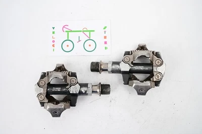 Pedales de bicicleta de montaña Shimano XTR PD-M9000 SPD sin clip 9/16" grava MTB XC CX Foto 1 de 4