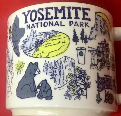 YOSEMITE National Park Starbucks Been There Coffee Mug Cup Souvenir Collectible - Image 1 of 4
