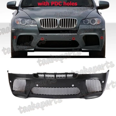 Front Bumper M Performance Style For BMW E71 X6 2007-2014 W/Sensor Foto 1 de 4