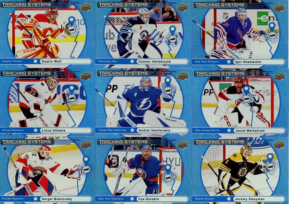 U PICK LOT 2025-26 25-26 Upper Deck UD Series 1 TRACKING SYSTEMS INSERT card set - Image 1 of 1