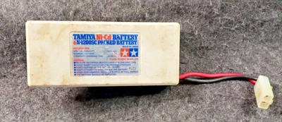 Batería de colección Tamiya Hump 6N-1200SC 7.2v Nicd no funciona (C19B2) Foto 1 de 4