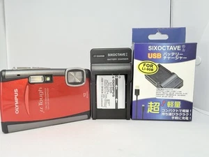 [N MINT ] Olympus Tough 6010 RED 12.1MB Compact Digital Camera From JAPAN - Picture 1 of 10