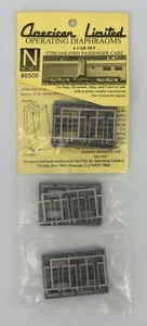 American Limited N Scale #8506 Operating Diaphragms - Streamlined Passenger Cars - Picture 1 of 5
