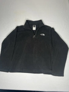 North Face Youth Fleece Jacket Size Medium (10-12) Black - Picture 1 of 4
