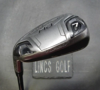 Left Handed Cleveland Turbo Launcher 7 Iron Seniors Graphite Shaft Lamkin Grip - Image 1 of 4