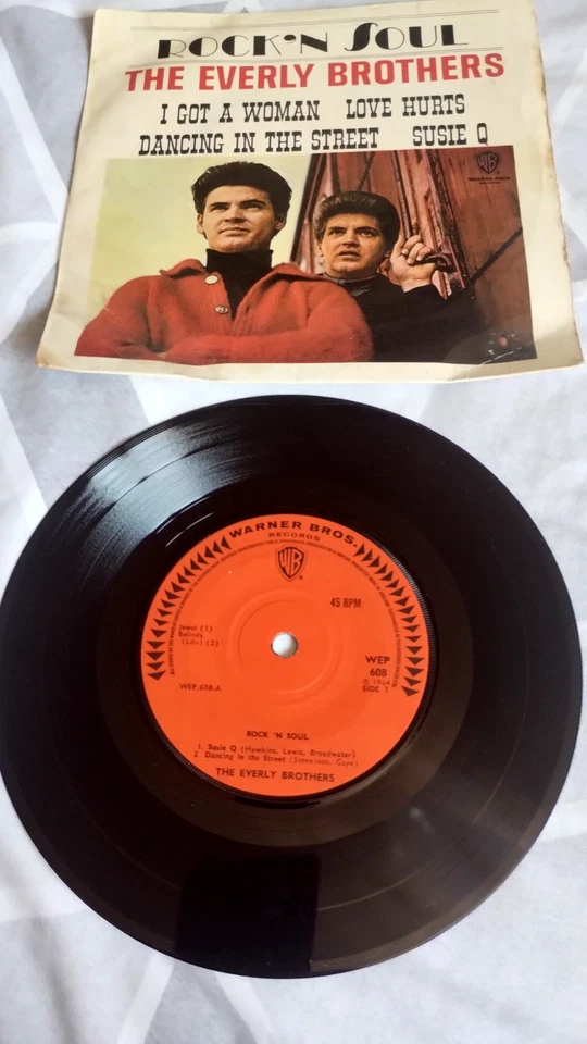 THE EVERLY BROTHERS - ROCK 'N SOUL 4 TRACK EP - FRONT LAMINATED PIC COVER - EX - Image 1 of 4