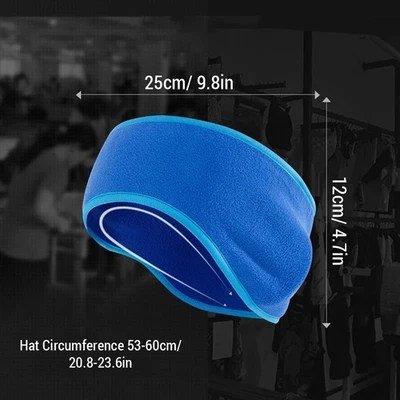 Winter Sports Headband Warm Lightweight & Stretchy for Jogging & Hiking Foto 1 de 4