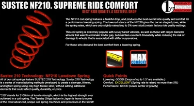 Muelles reductores Tanabe NF210 06-06 para Lexus GS300 Foto 1 de 4