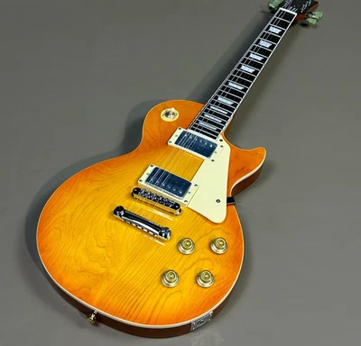 LP Electric Guitar Mahogany Body & Neck Honeyburst Solid Maple top abr-1 bridge - Image 1 of 4