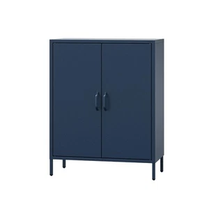 Aparador Metal 2 Puerta para Salon - 2 Estantes Ajustables | 80 x 101,5 x 40 cm - Imagen 1 de 34