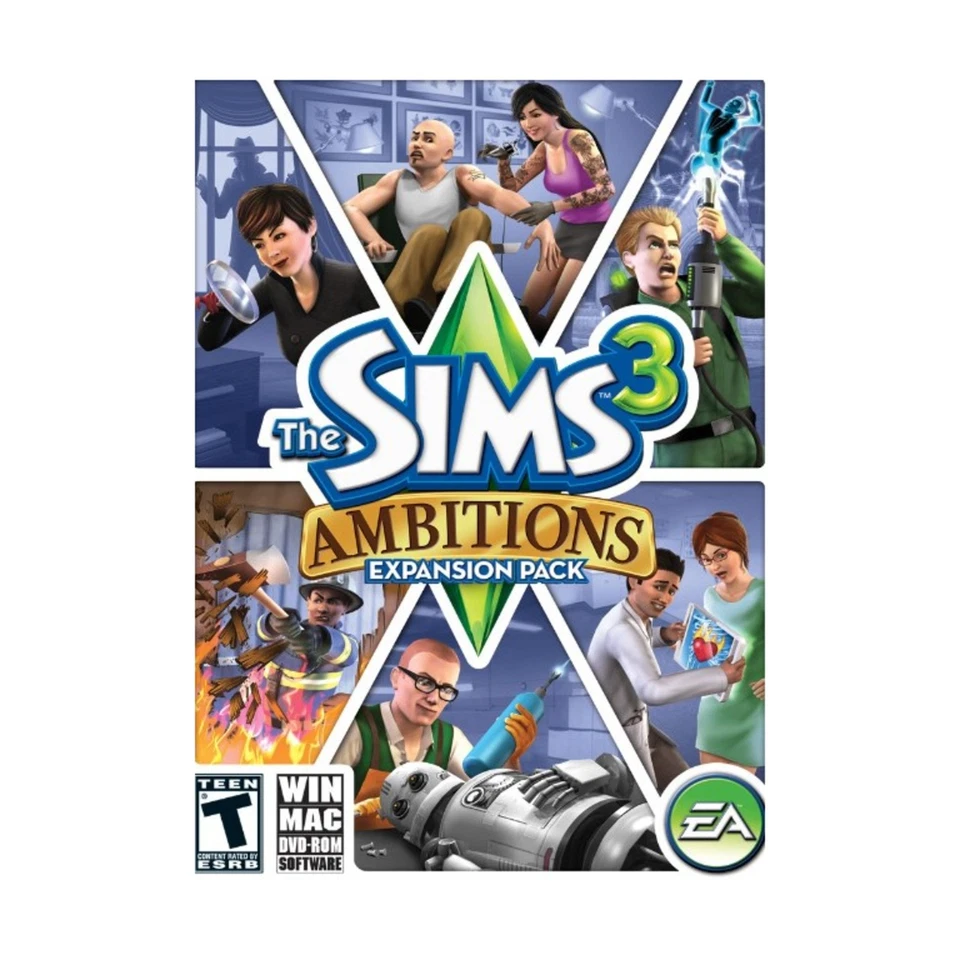 EA Computer Game Sims 3 - Ambitions EX/NM - Image 1 of 1