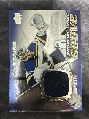 2015-16 Upper Deck Contours Show Me Some Glove S-25 Jake Allen St. Louis Blues - Image 1 of 2