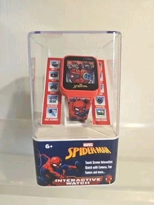 Marvel Spiderman Interactive Touch Screen Watch w Camera Games & More - Picture 1 of 12