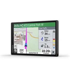 Garmin DriveSmart 55 & Traffic GPS - 5.5" HD Screen - Real-Time Updates & Voice - Picture 1 of 8