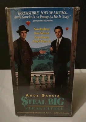 "Steal Big/Steal Little" (1995) Sealed And New Comedy/Drama VHS 1996 Release  Foto 1 de 4
