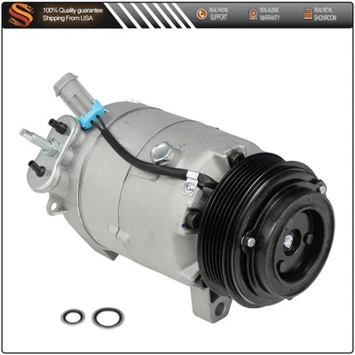 Compressor AC A/C para Pontiac G6 Saturn Aura 3.6L 2007-2008 2009 15218328 - Imagem 1 de 4