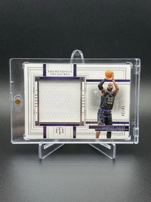 2023-24 Panini National Treasures LeBron James Tremendous Patch /49 #TM-LBJ - Image 1 of 3