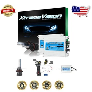 9007 Bi-Xenon 55W AC Xenon Headlight Bundle – 5000K Bright White Efficiency - Picture 1 of 10