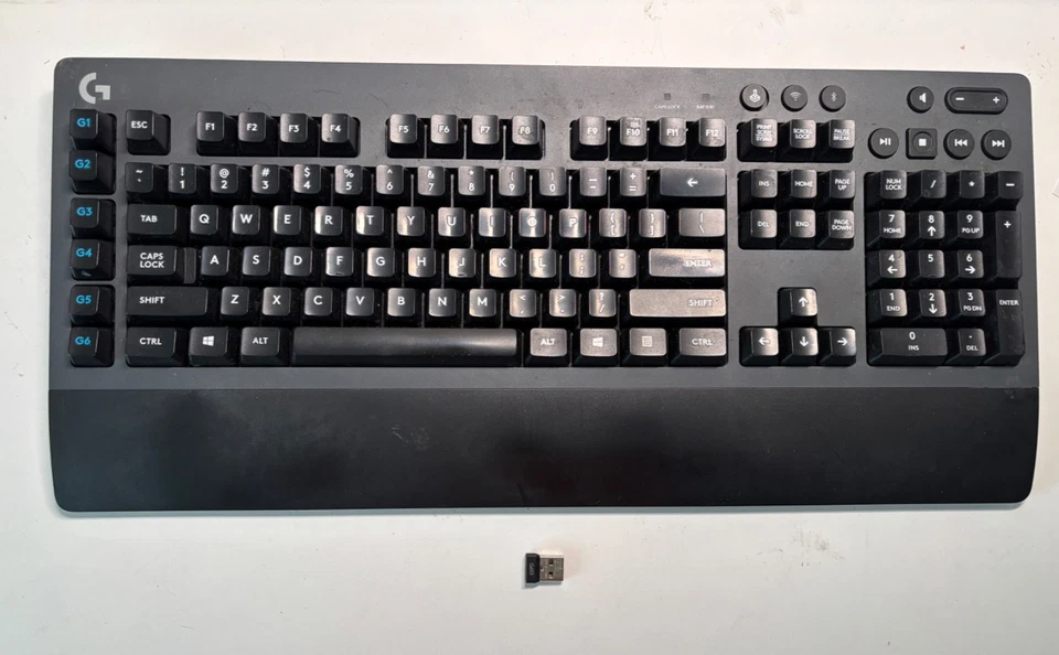 Teclado mecánico inalámbrico para juegos Logitech G613 Lightspeed con receptor USB Foto 1 de 4