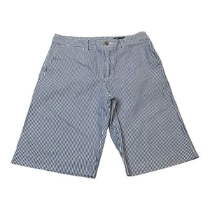 Polo Ralph Lauren Blue White Striped Seersucker Chino Shorts Boys Size 16 - Picture 1 of 11