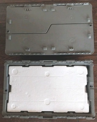 Bolsas de espuma industrial forro interno externo plástico rígido envio comercial NOVO EUA - Imagem 1 de 4