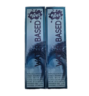 2x Lubricante personal premium a base de agua húmeda 6,1 oz sellado Foto 1 de 4