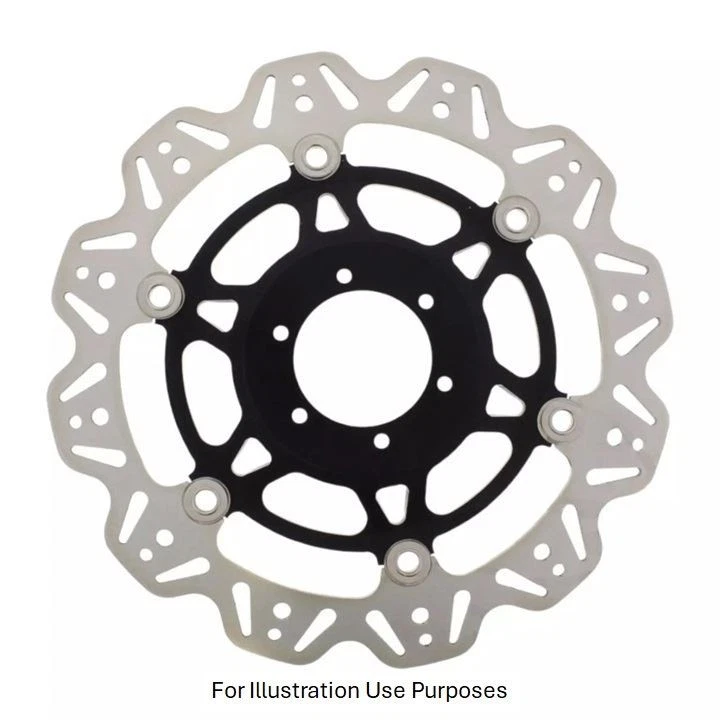 Передняя черная левая ступица поплавкового ротора EBC Vee для Honda GL 1800 Goldwing 2001-05 - Изображение 1 из 1
